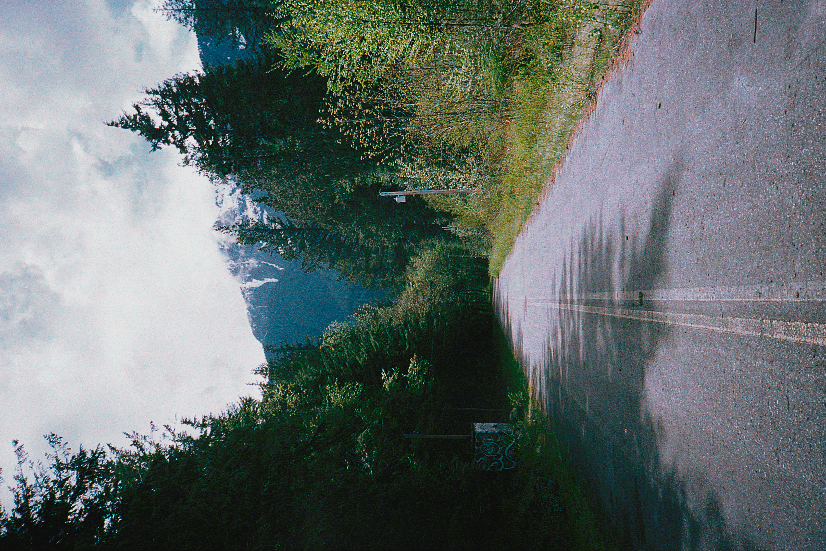 Image of an abandoned road